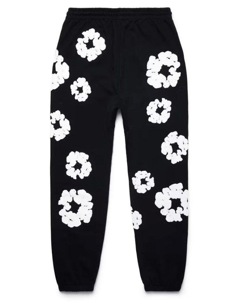 DENIM TEARS JOGGER- BLACK/WHITE