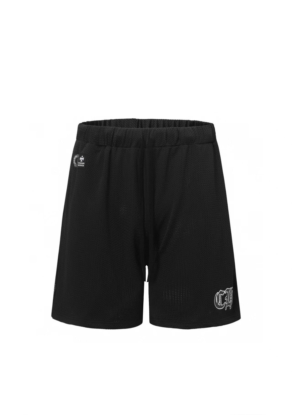 CHROME HEARTS JERSEY SHORTS - BLACK