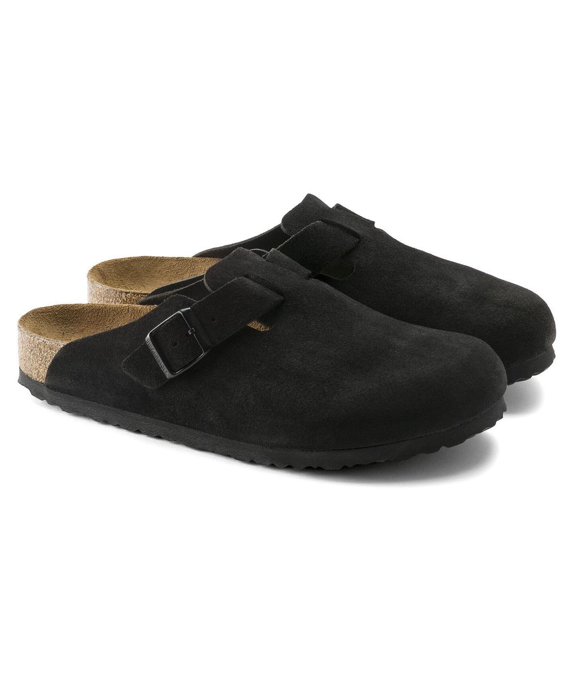 BIRKENSTOCK BOSTON SOFT FOOT BED - BLACK