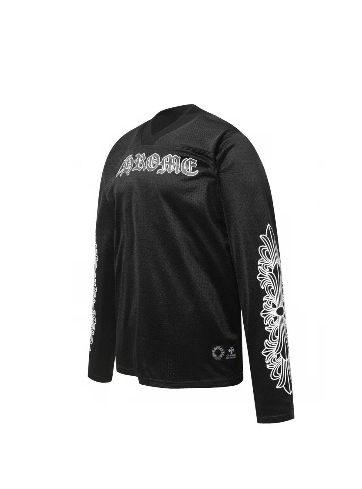 CHROME HEARTS JERSEY SHIRT - BLACK