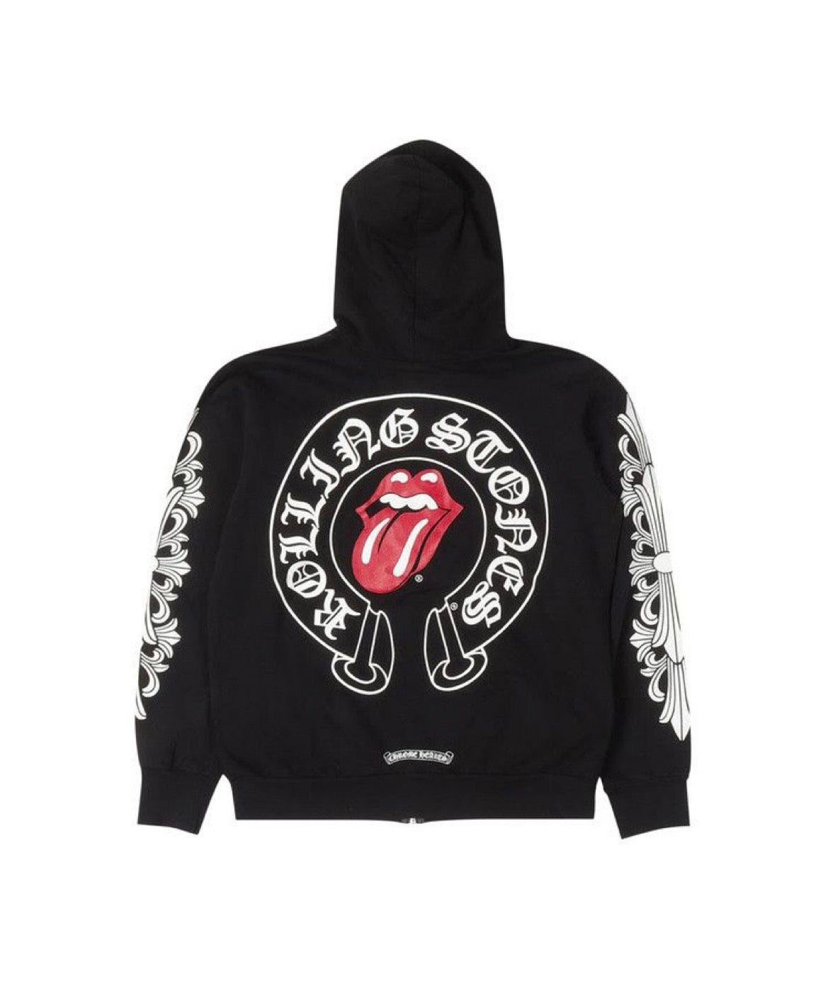CHROME HEARTS ZIP UP HOODIE BLACK