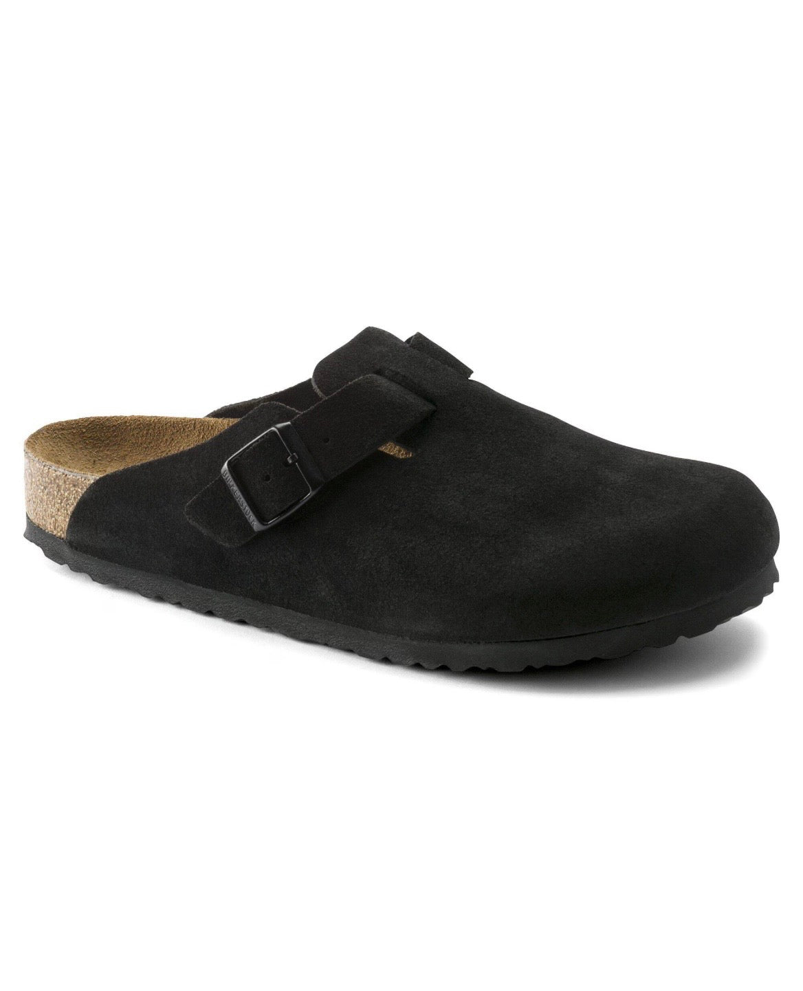 BIRKENSTOCK BOSTON SOFT FOOT BED - BLACK
