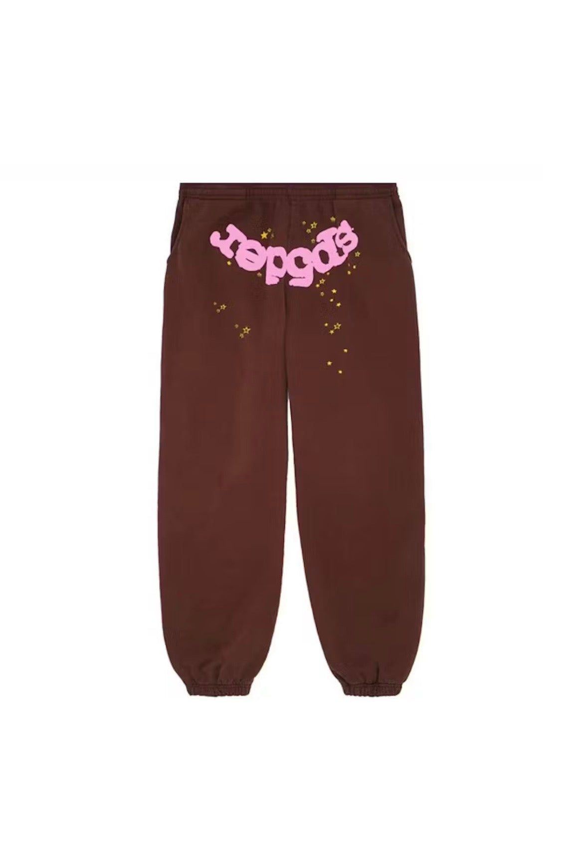SP5DER SWEAT PANTS 'BROWN'