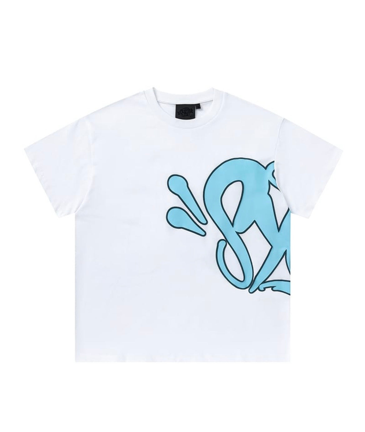 SYNA SAGE T-SHIRT - WHITE/BLUE