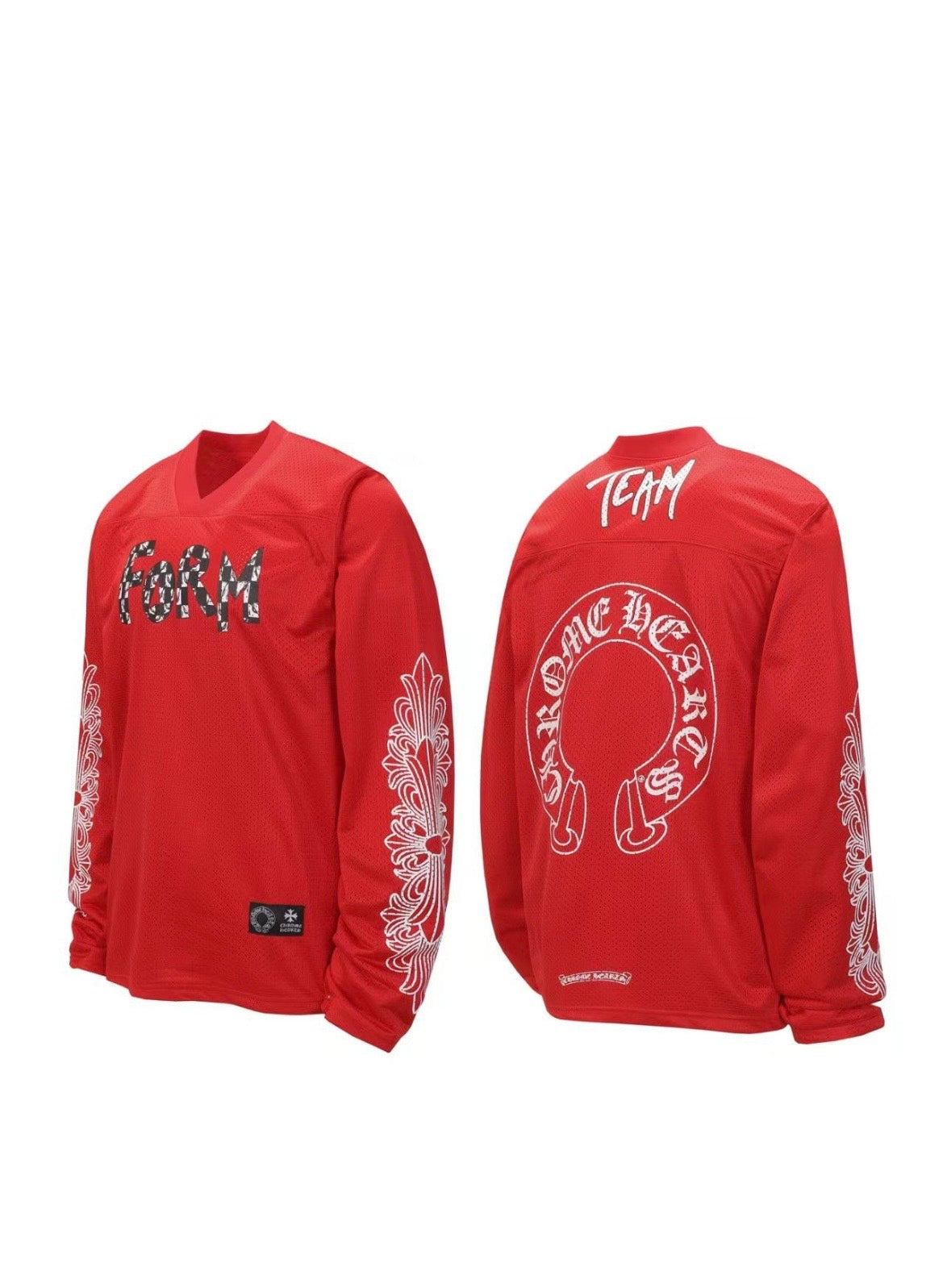CHROME HEARTS JERSEY SHIRT - RED