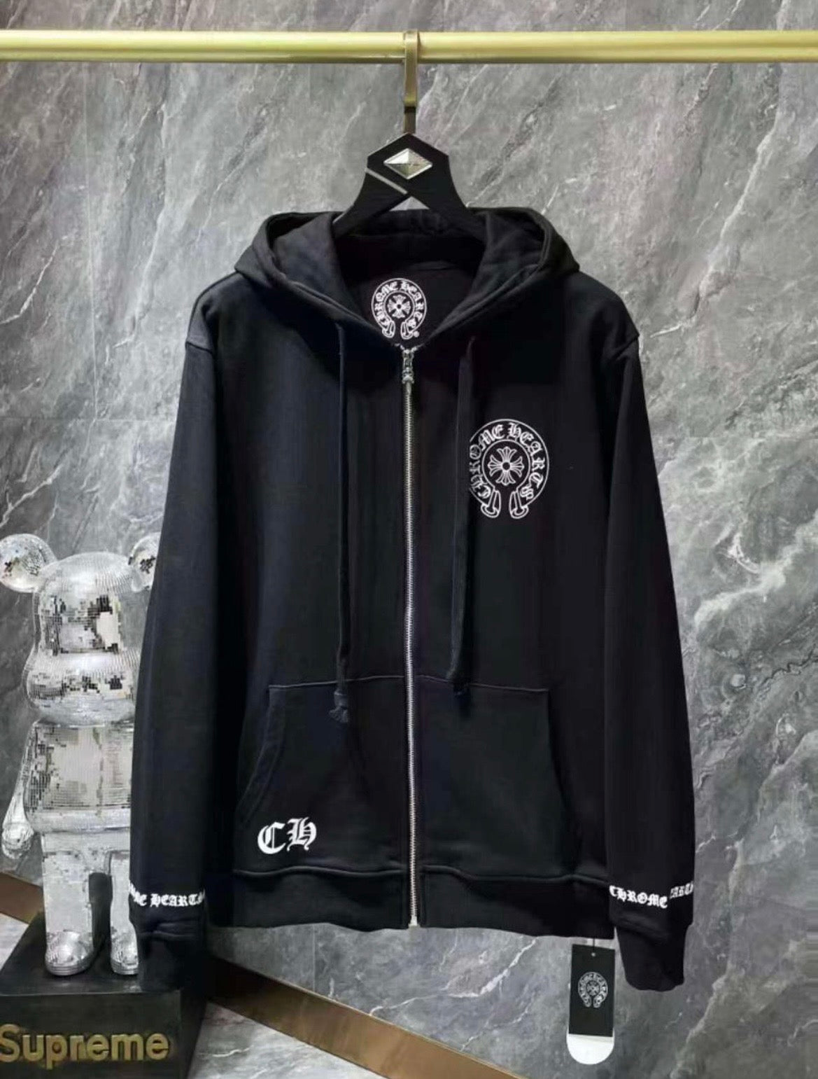 CHROME HEARTS ZIP UP JACKET